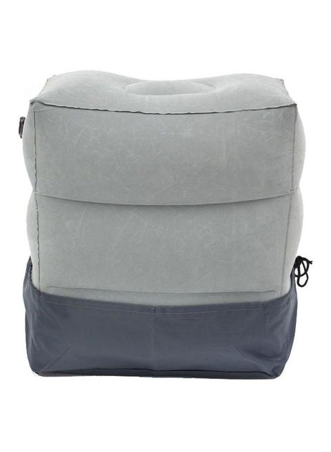 3 Layers Inflatable Travel Foot Rest Pillow Dust Cover