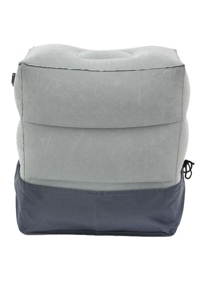 3 Layers Inflatable Travel Foot Rest Pillow Dust Cover - Image 1