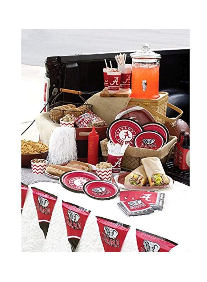 CREATIVE CONVERTING 8-Piece University Of Alabama Paper Plates 420697 8.75inch  - Image 2