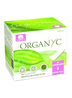 ORGANYC Pack Of 2 Organic Cotton Panty Liners White  - Image 1