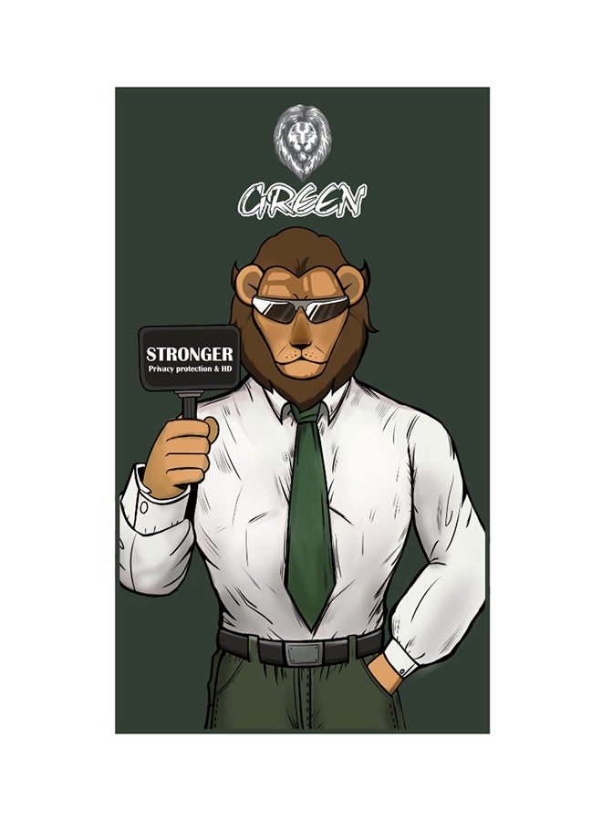 Green 3D Privacy Glass Screen Protector For iPhone 11 Pro Black - Image 2