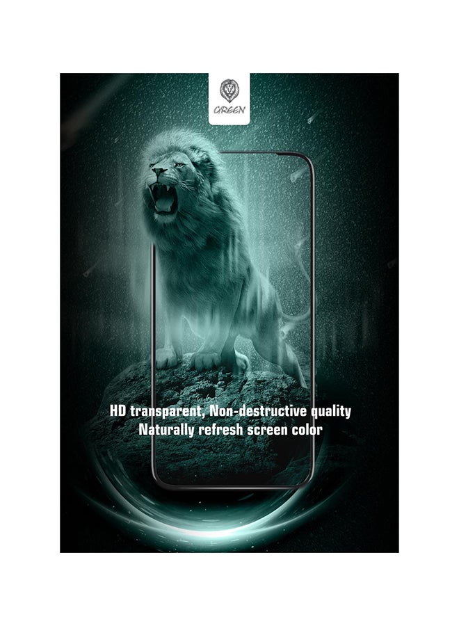 Green 3D Privacy Glass Screen Protector For iPhone 11 Pro Black - Image 3