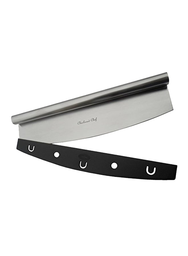 Checkered Chef - Pizza Cutter Silver/Black - Image 1