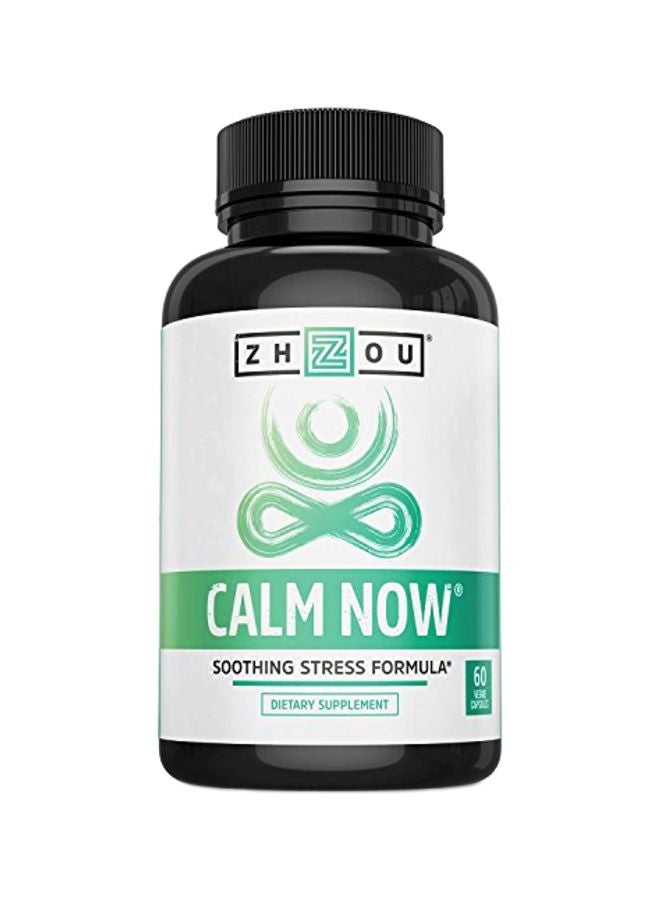 Zhou Nutrition - Soothing Stress Support Supplement - 60 Capsules - Image 1