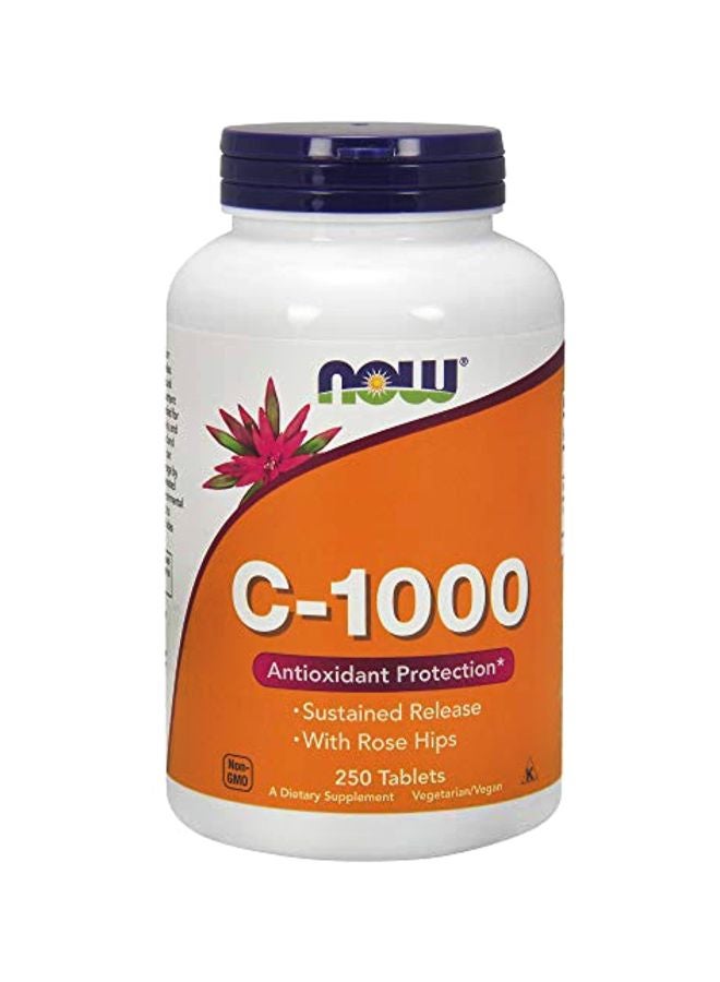 Now Foods Vitamin C Dietary Supplement - 250 Tablets  - Image 1