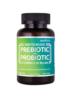 Zentastic Probiotics And Prebiotics Dietary Supplement - 60 Capsules ...