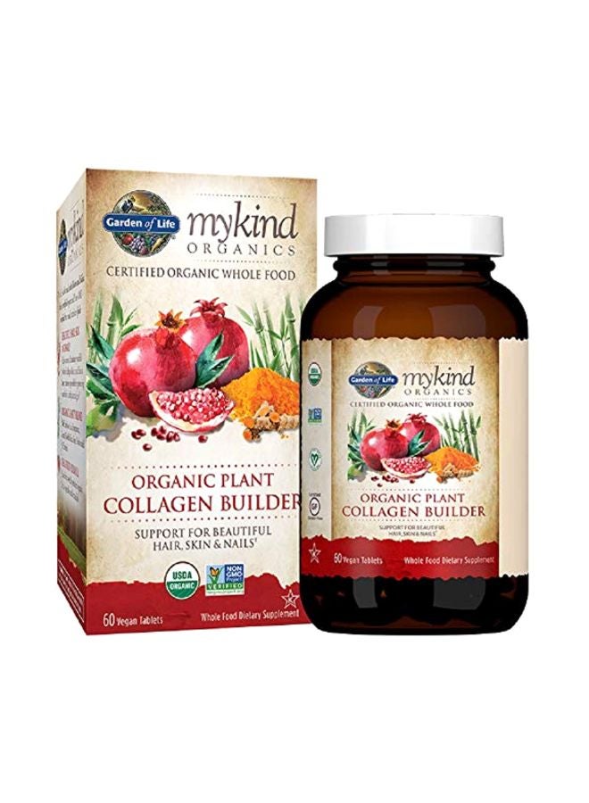 Garden of Life - Mykind Organics Plant Collagen Builder Dietary Supplement - 60 Tablets - Image 1