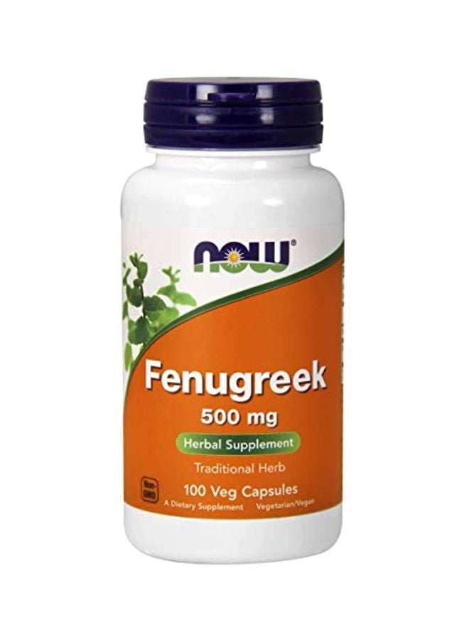 ناو فودز المكمل الغذائي فينوجريك 500 ملجم - 100 كبسولة - Image 1