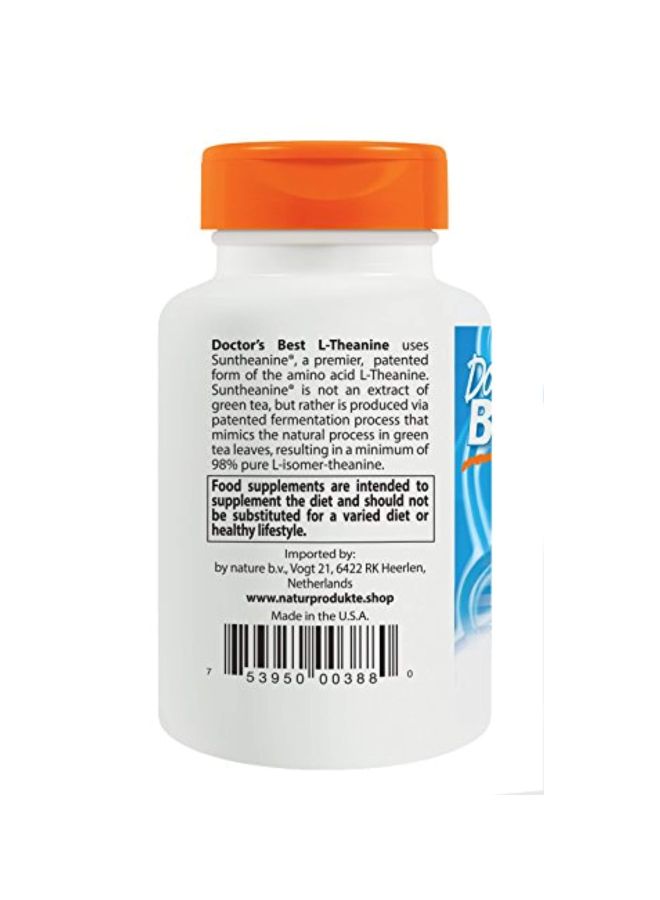 Doctor's BEST L-Theanine Food Supplement - 90 Capsules  - Image 2