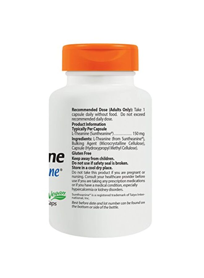 Doctor's BEST L-Theanine Food Supplement - 90 Capsules  - Image 3