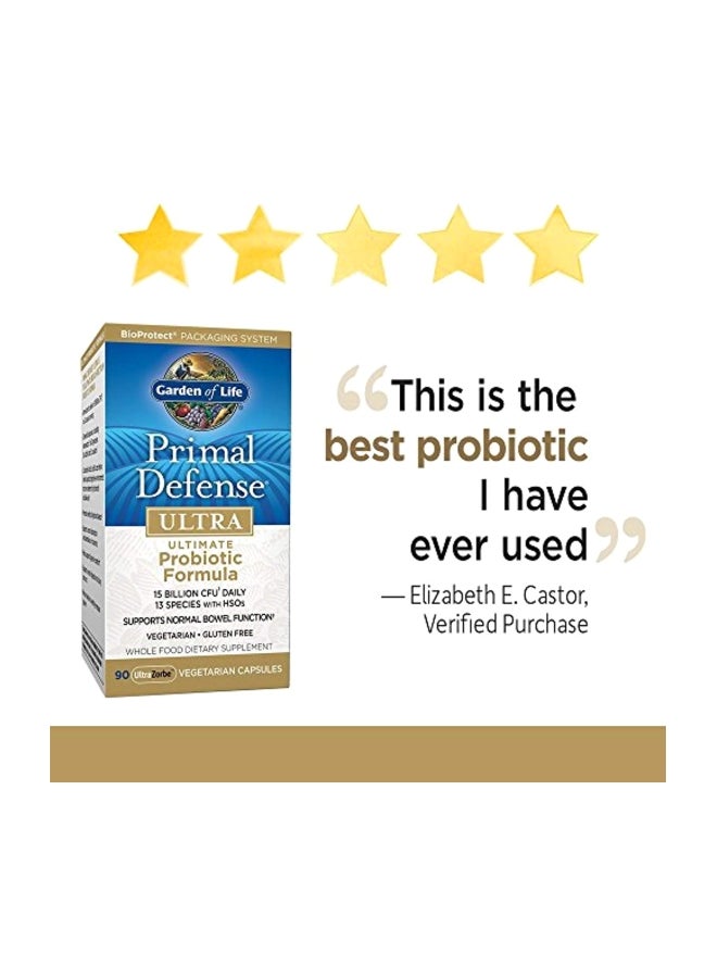 Garden of Life Primal Defense Whole Food Dietary Supplement - 90 Capsules - Image 2