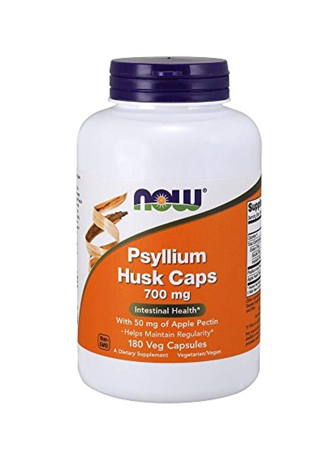 Now Foods - Psyllium Husk Dietary Supplement - 180 Capsules 700 mg - Image 1