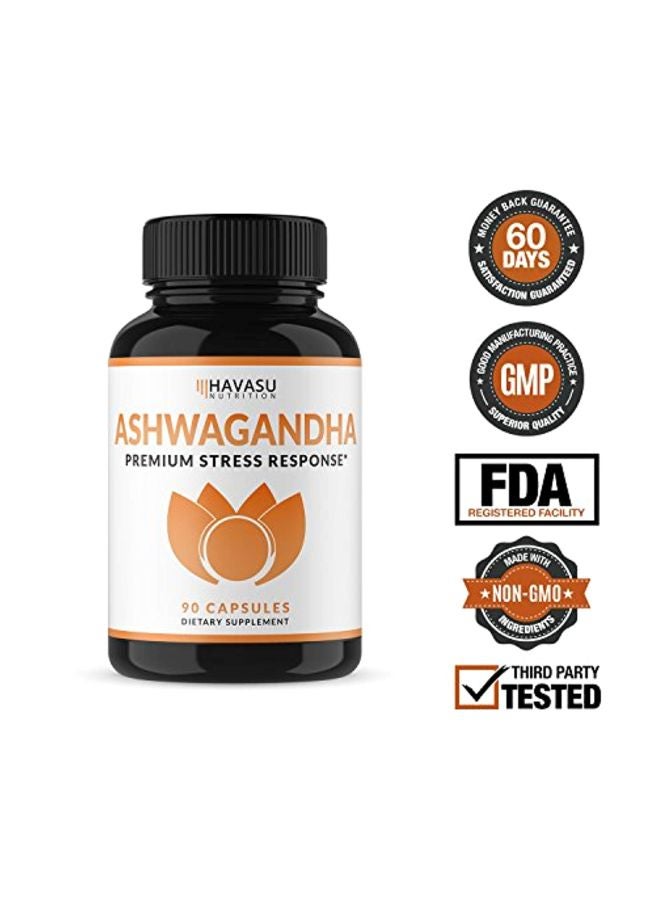 Havasu Nutrition - Ashwagandha Dietary Supplement - 90 Capsule - Image 1