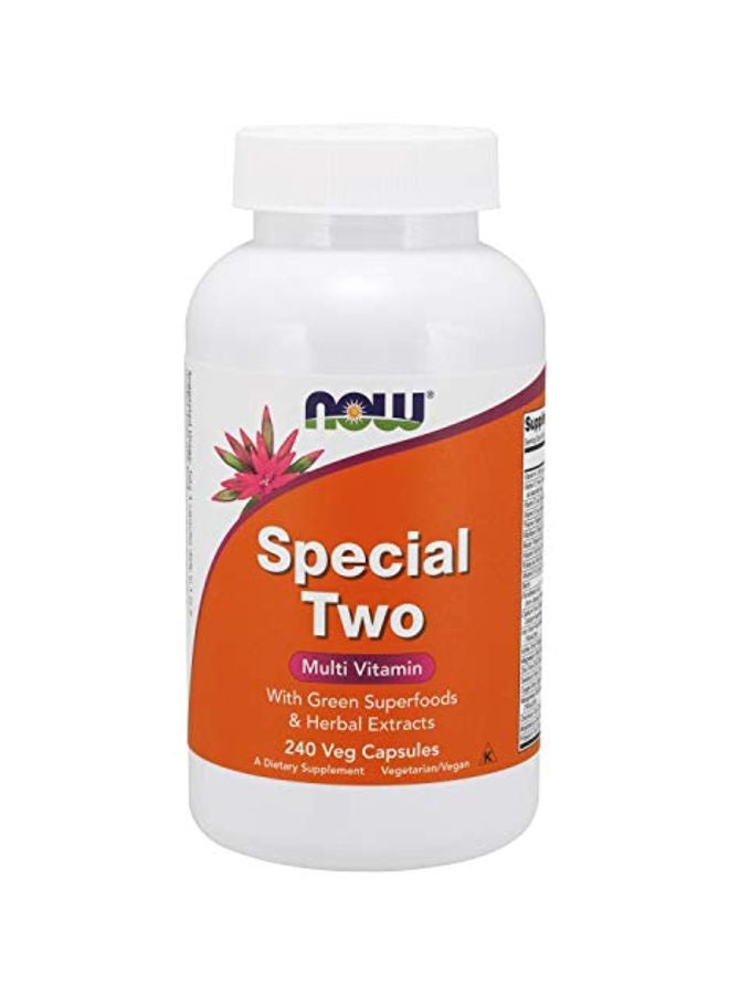 Now Foods Special Two Multiple Vitamins Dietary Supplement - 240 Capsules - Image 1