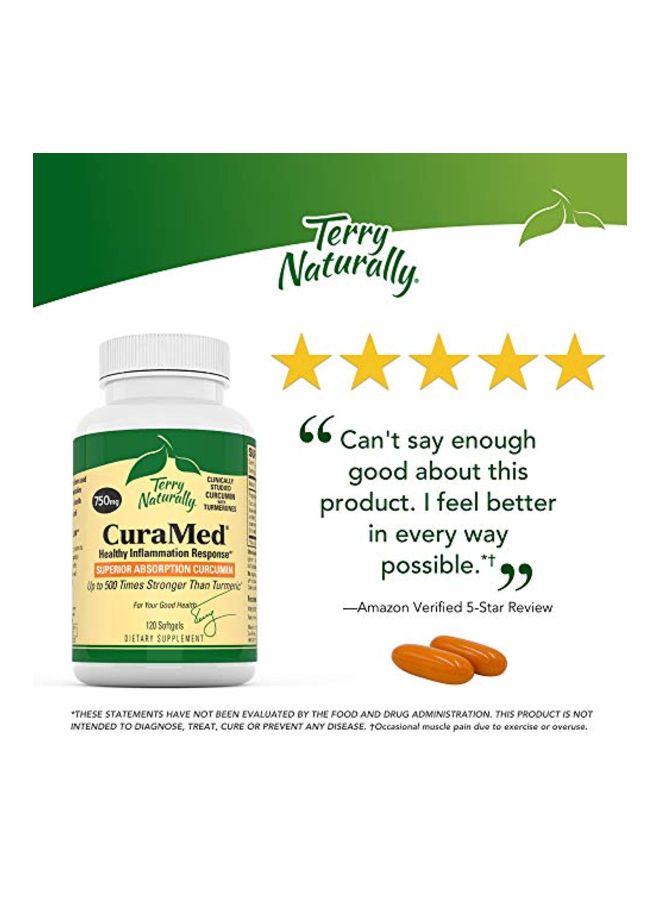 Terry Naturally Superior Absorption 750 mg - 120 Softgels - Image 2