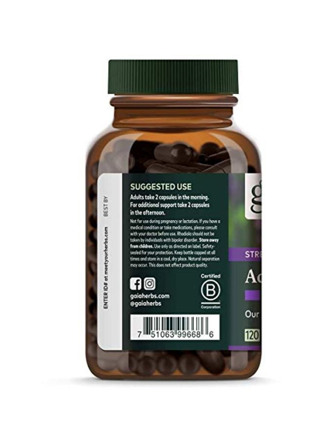 Gaia Herbs Adrenal Health Dietary Supplement - 120 Capsules  - Image 3
