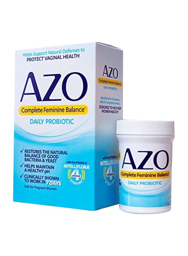 AZO Complete Feminine Balance Dietary Supplement - 30 Capsules - Image 1