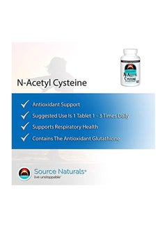 Source Naturals N-Acetyl Cysteine Antioxidant And Liver Support 1000mg - 120 Tablets  - Image 4