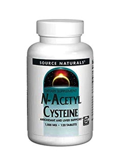 Source Naturals N-Acetyl Cysteine Antioxidant And Liver Support 1000mg - 120 Tablets  - Image 1