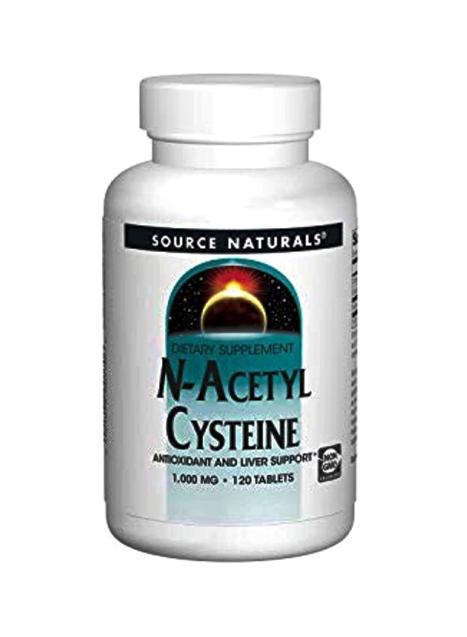سورس ناتشورالز مضادات الأكسدة ودعم الكبد إن - أسيتيل سيستين 100 ملليجرام - 120 مضغوطة - Image 1