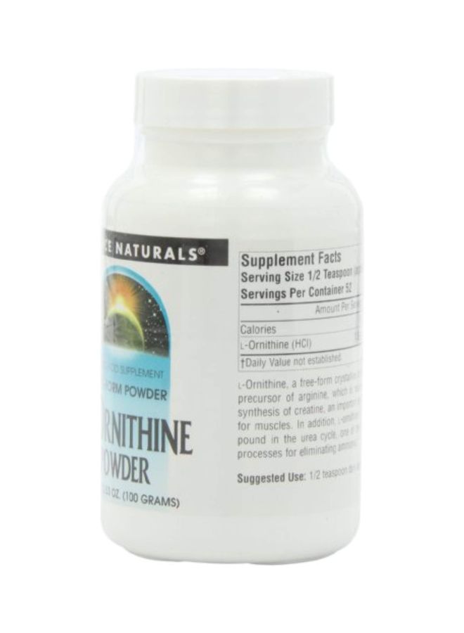 Source Naturals L-Ornithine Amino Acid Powder Supplement - Image 2