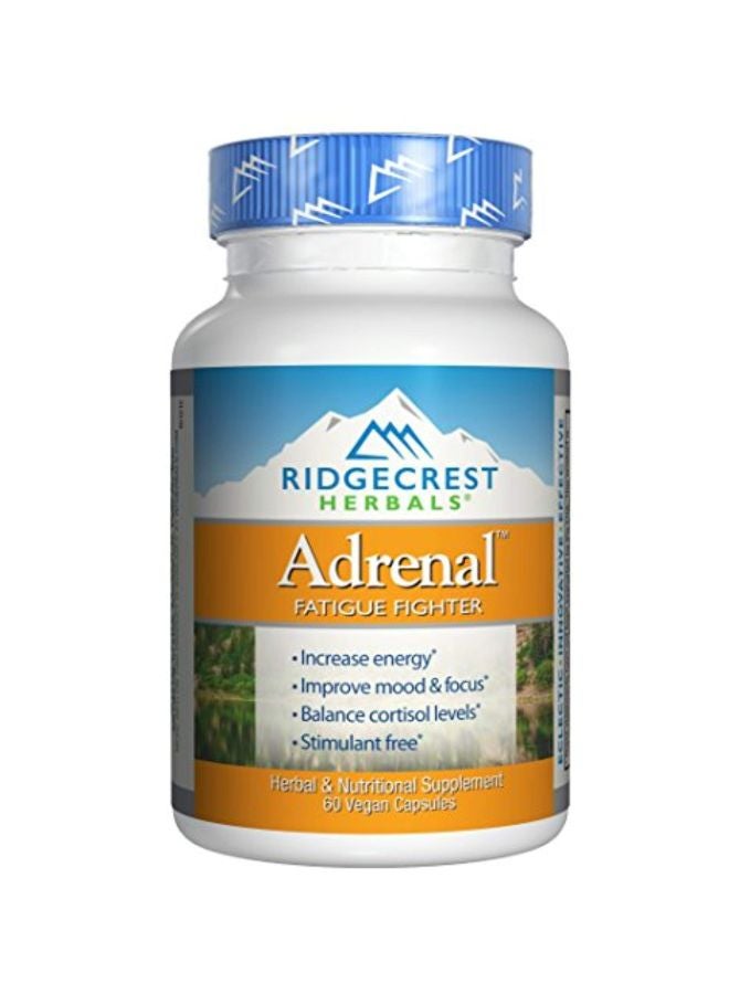 Ridgecrest Herbals - Adrenal Fatigue Fighter Herbal Supplement - 60 Capsules - Image 1