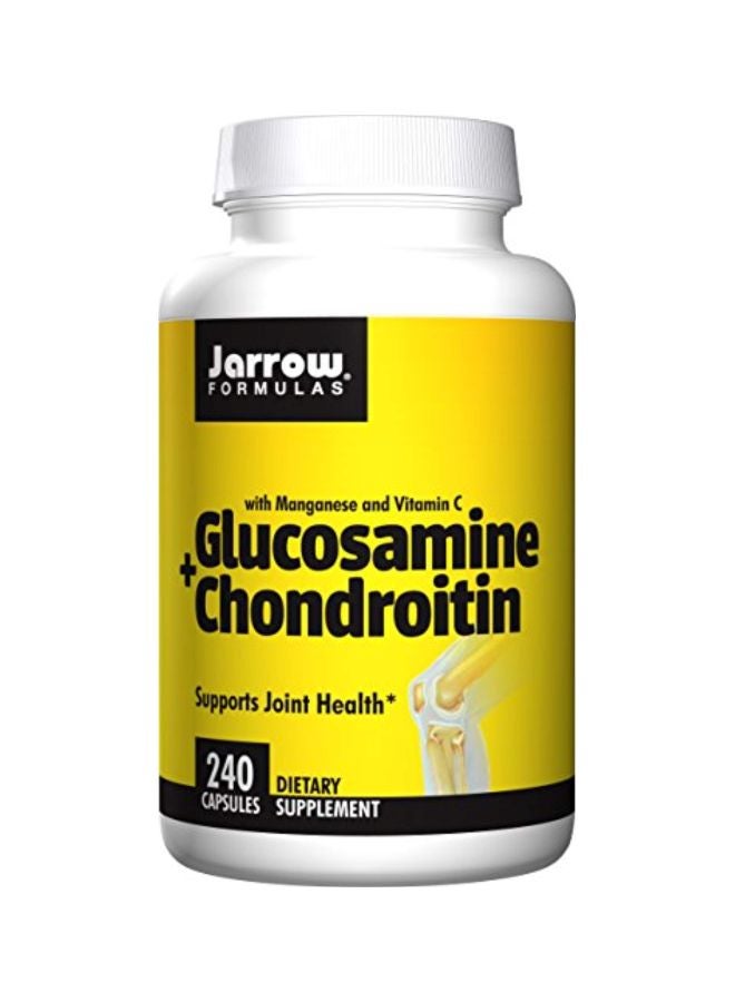 jarrow formulas Glucosamine Plus Chondroitin Dietary Supplement - 240 Capsules 