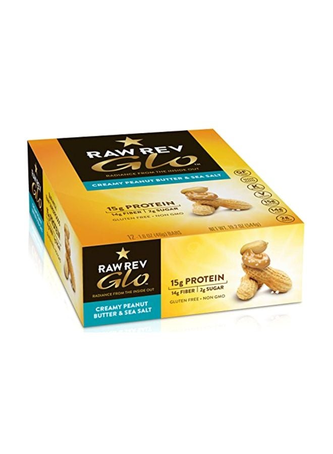 Raw Rev Glo Pack Of 12 Protein Bars  - Image 2