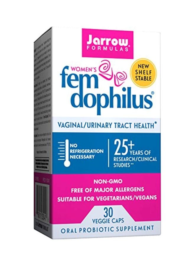 jarrow formulas Pack Of 3 Fem Dophilus Probiotic Supplement - 30 Capsules