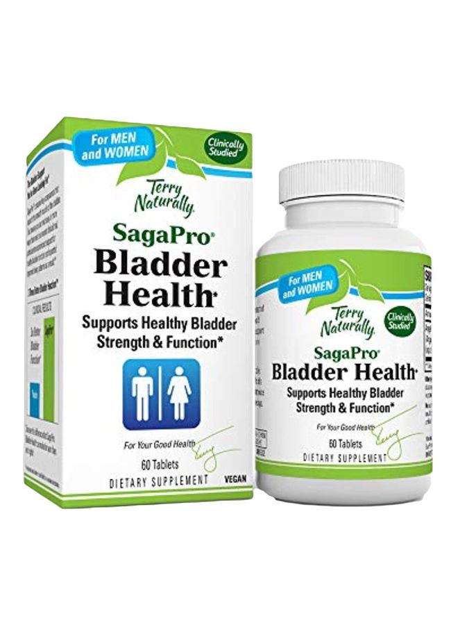 Terry Naturally - SagaPro Bladder Health 100mg Dietary Supplement - 60 Tablets - Image 1