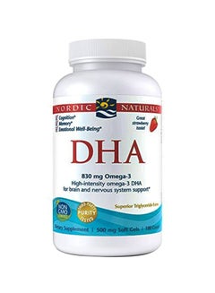 DHA 830mg Omega-3 Dietary Supplement - 180 Softgels