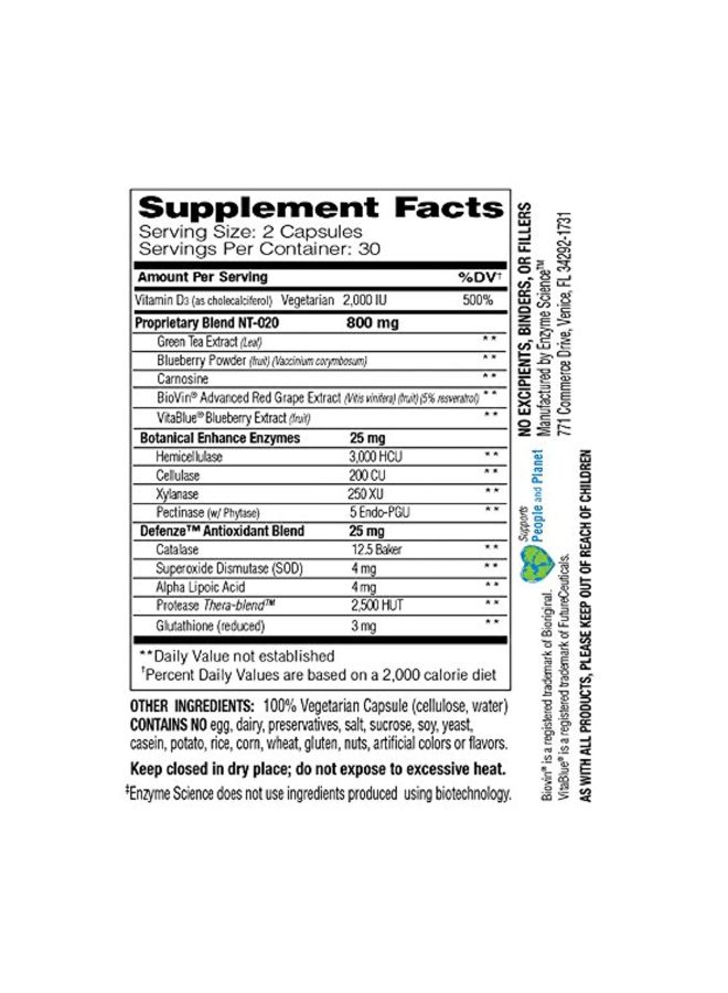 Enzyme Science - Stem XCell Pro Dietary Supplement - 60 Capsules - Image 1
