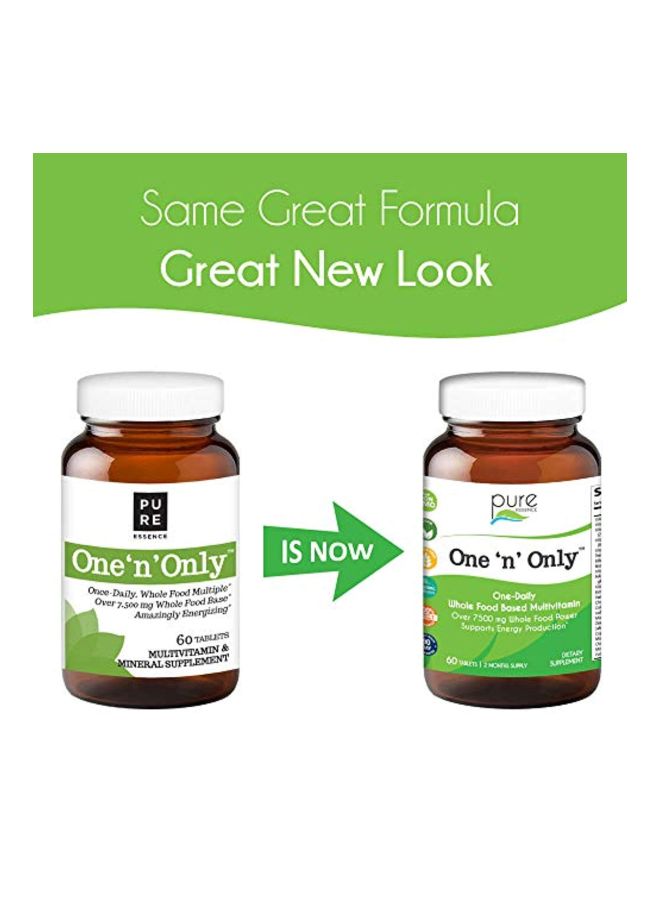 PURE ESSENCE LABS One 'n' Only Dietary Supplement - 60 Tablets - Image 2