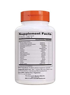 Doctor's BEST Digestive Enzymes Dietary Supplement - 90 Veg Capsules  - Image 2