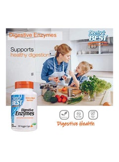 Doctor's BEST Digestive Enzymes Dietary Supplement - 90 Veg Capsules  - Image 4