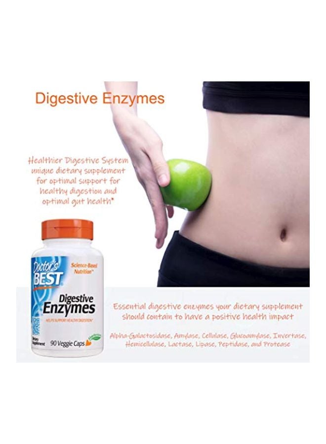 Doctor's BEST - Digestive Enzymes 90 Veggie Caps Packaging May Vary - Image 1