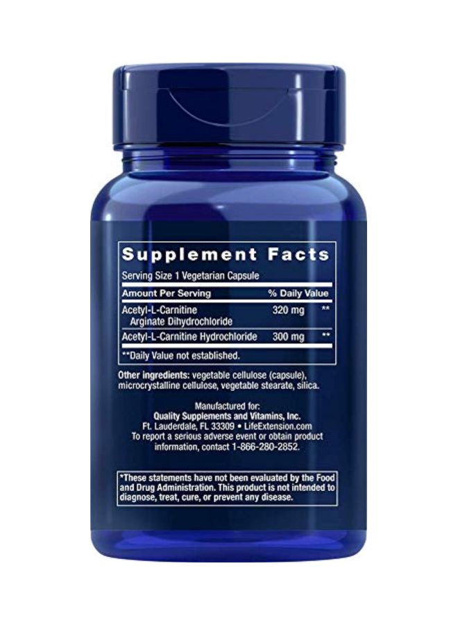 لايف إكستنشن مكمل غذائي بأسيتيل الكارنتين والأرجينات - 90 كبسولة - Image 3