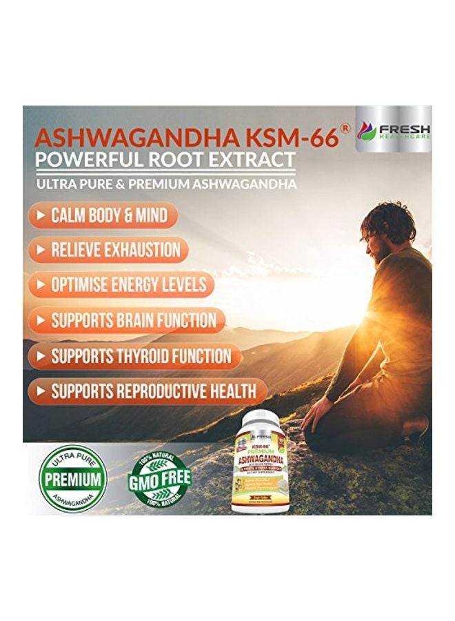فريش هيلث كير مكمل غذائي أشواغاندا ألتيمت ستريس سابورت 1200 مج - Image 5