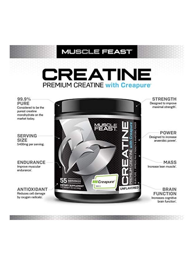 Muscle Feast - Creapure Creatine Monohydrate Powder Dietary Supplement - Image 1