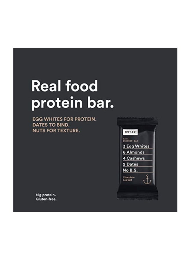 بي إكس بار مجموعة ألواح بروتين بنكهة الشوكولاتة وملح البحر مكونة من  12 قطعة - Image 3