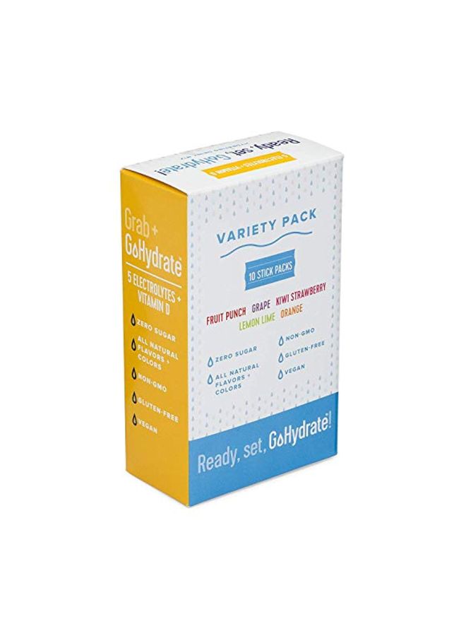 GoHydrate - 10-Piece Electrolyte Hydration Drink Mix Stick - Image 1