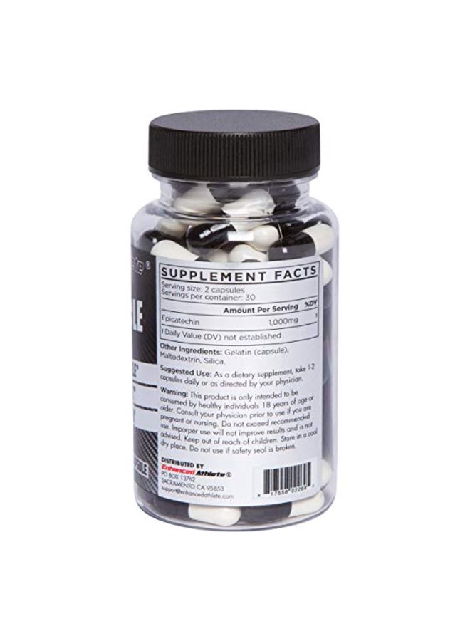 Enhanced Athlete - Epimuscle Epicatechin Dietary Supplement - 60 Capsules - Image 1