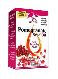 Terry Naturally Pomegranate Seed Oil Dietary Supplement - 60 Softgels  - Image 1