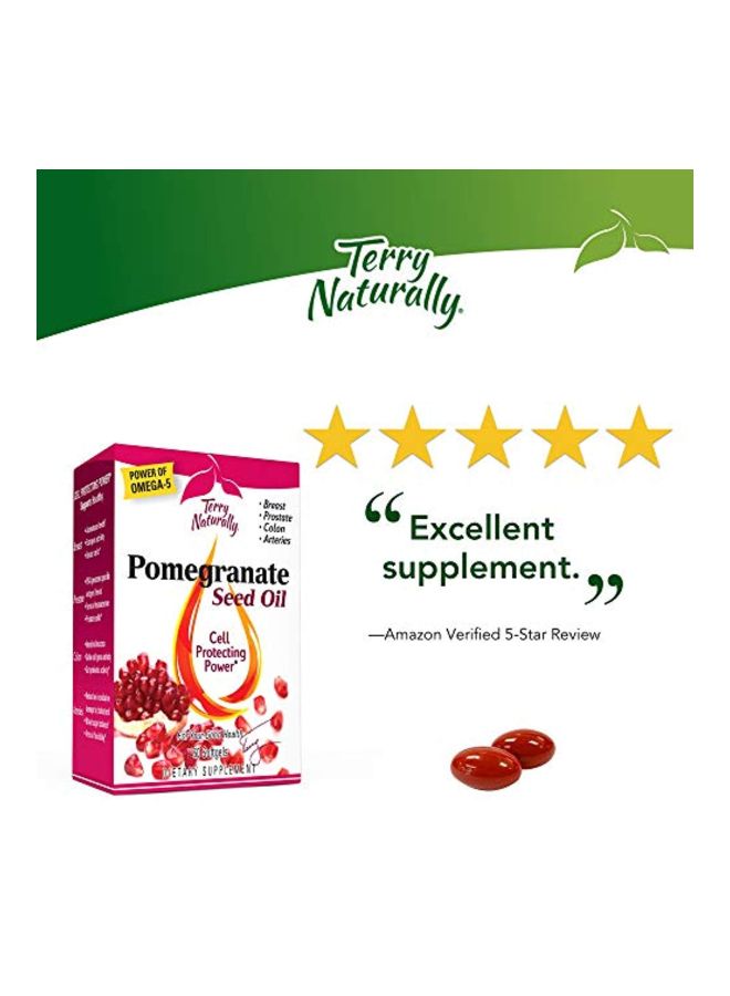 مكمل غذائي بزيت بذور الرمان - 60 كبسولة هلامية - Image 2