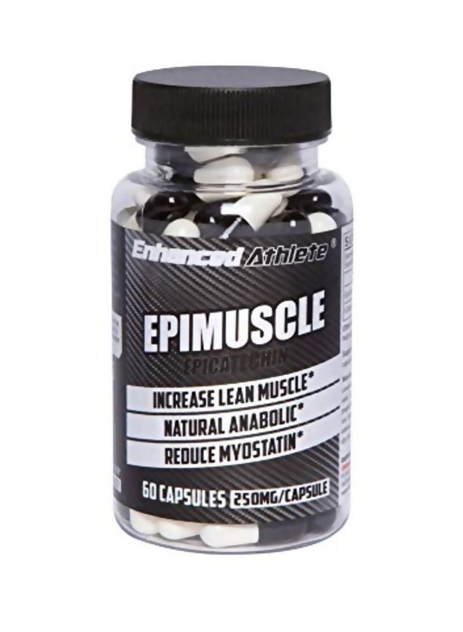 Enhanced Athlete - Epimuscle Epicatechin Dietary Supplement - 60 Capsules - Image 1
