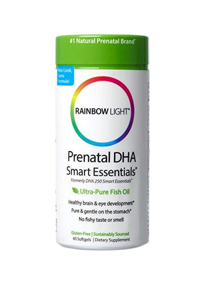 راينبو لايت مكمل غذائي سمارت إسينشالز غني بحمض DHA للتناول أثناء الحمل - 60 كبسولة هلامية لينة - Image 1