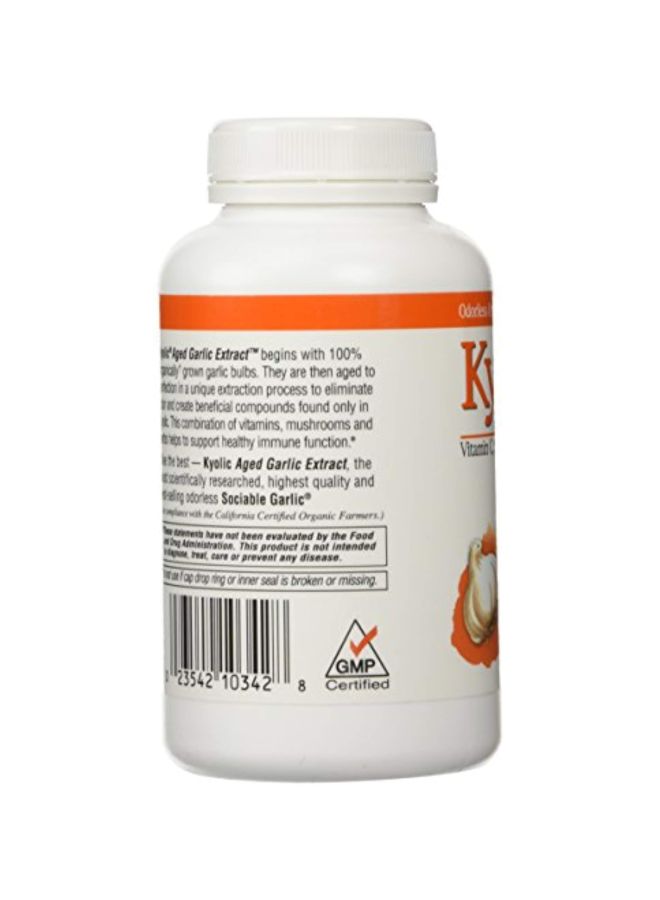 kyolic Immune Formula 103 Dietary Supplement - 200 Capsules - Image 4