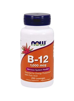 Vitamin B-12 1000mcg Supplement - 250 Chewable Lozenges