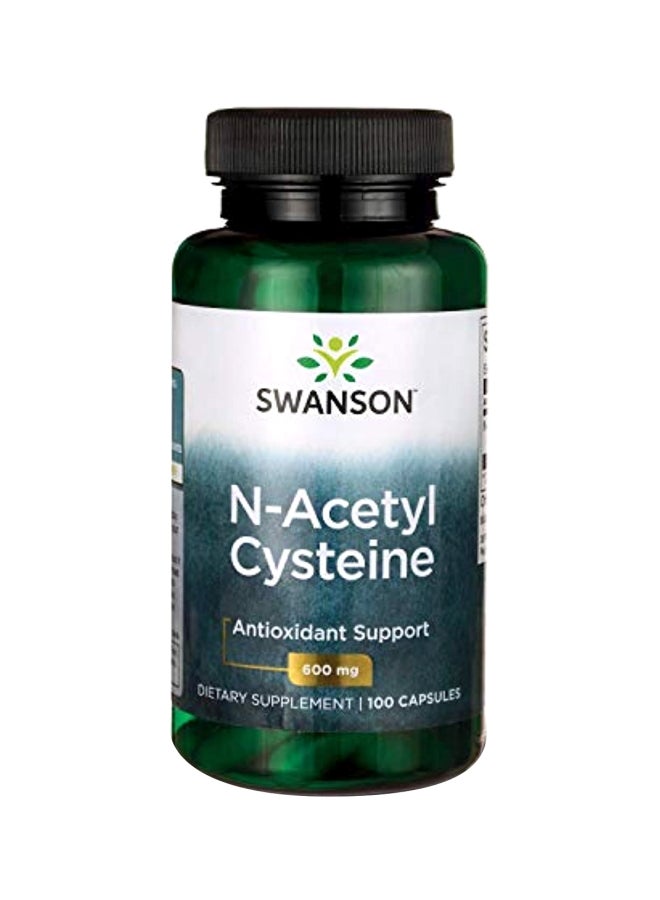N-Acetyl Cysteine Antioxidant Support 600mg - 100 Capsules