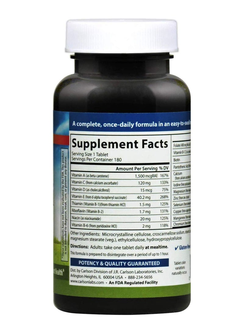 Carlson - Mini Multi Vitamins And Minerals - 180 Tablets - Image 1